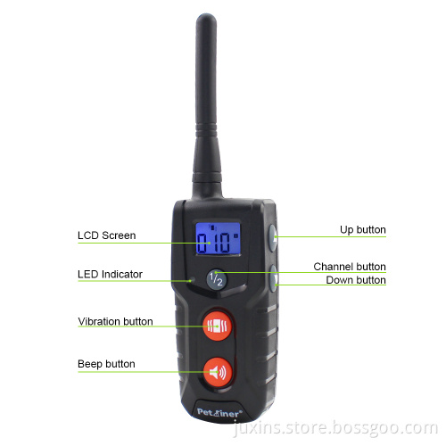 Petrainer PET916N-2 Back-light Waterproof Beep Vibration Training Dog Collar